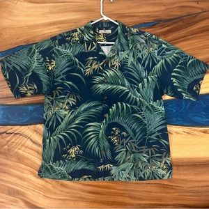 Tommy Bahama Men’s 100% Silk Camp Shirt: Size XL